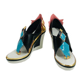 Genshin Impact Shenhe Cosplay Shoes for Anime Convention 2D Performance - Halloweez